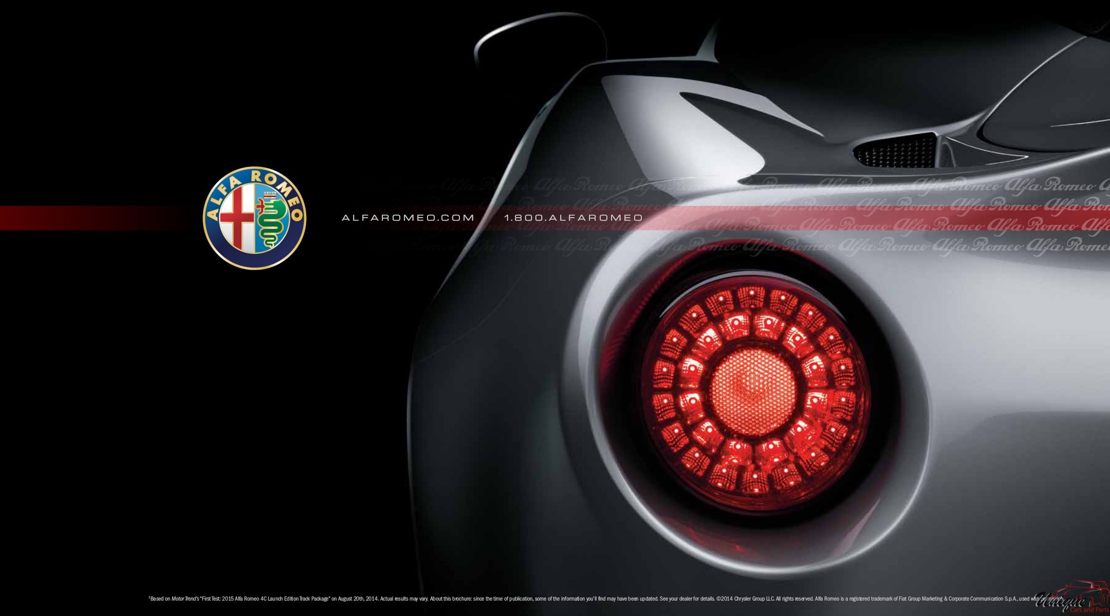 2015 Alfa Romeo 4C Brochure Page 10